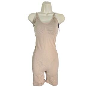 HeyShape Bodysuit Shapewear Adjustable‎ Straps Size L Nude Beige